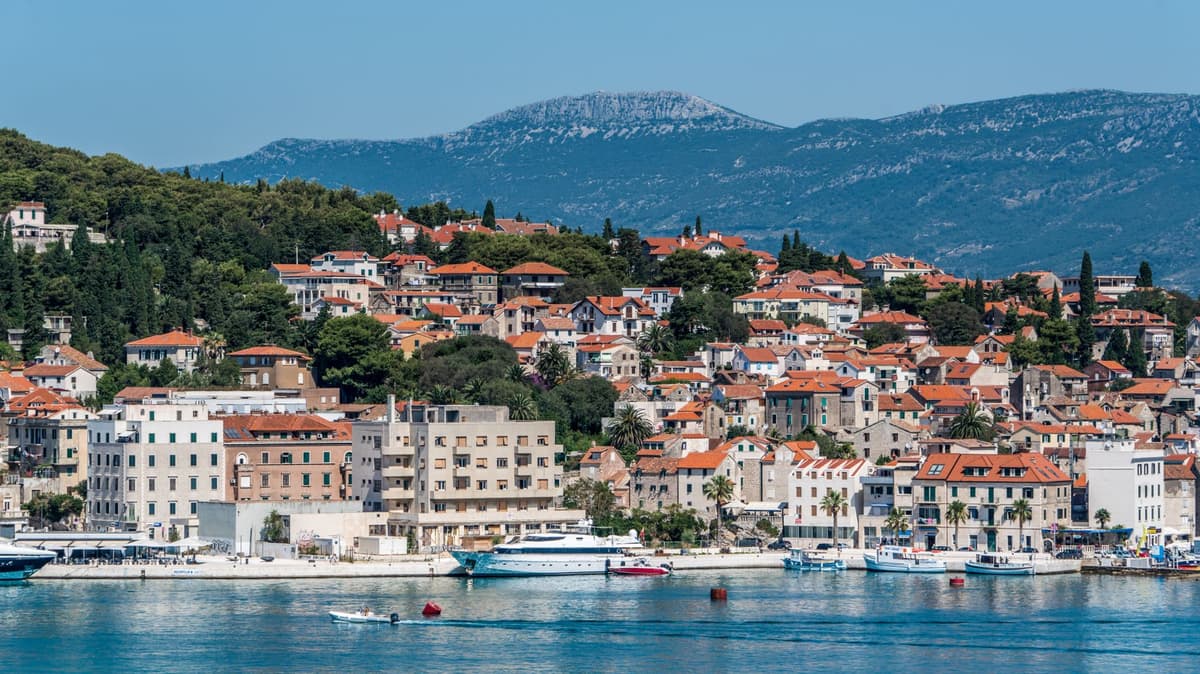 Le port et la vieille ville de Split