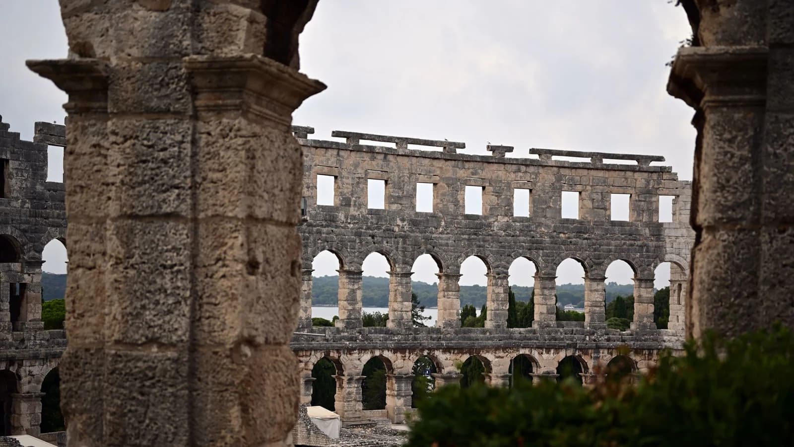 L'amphithéâtre romain de Pula
