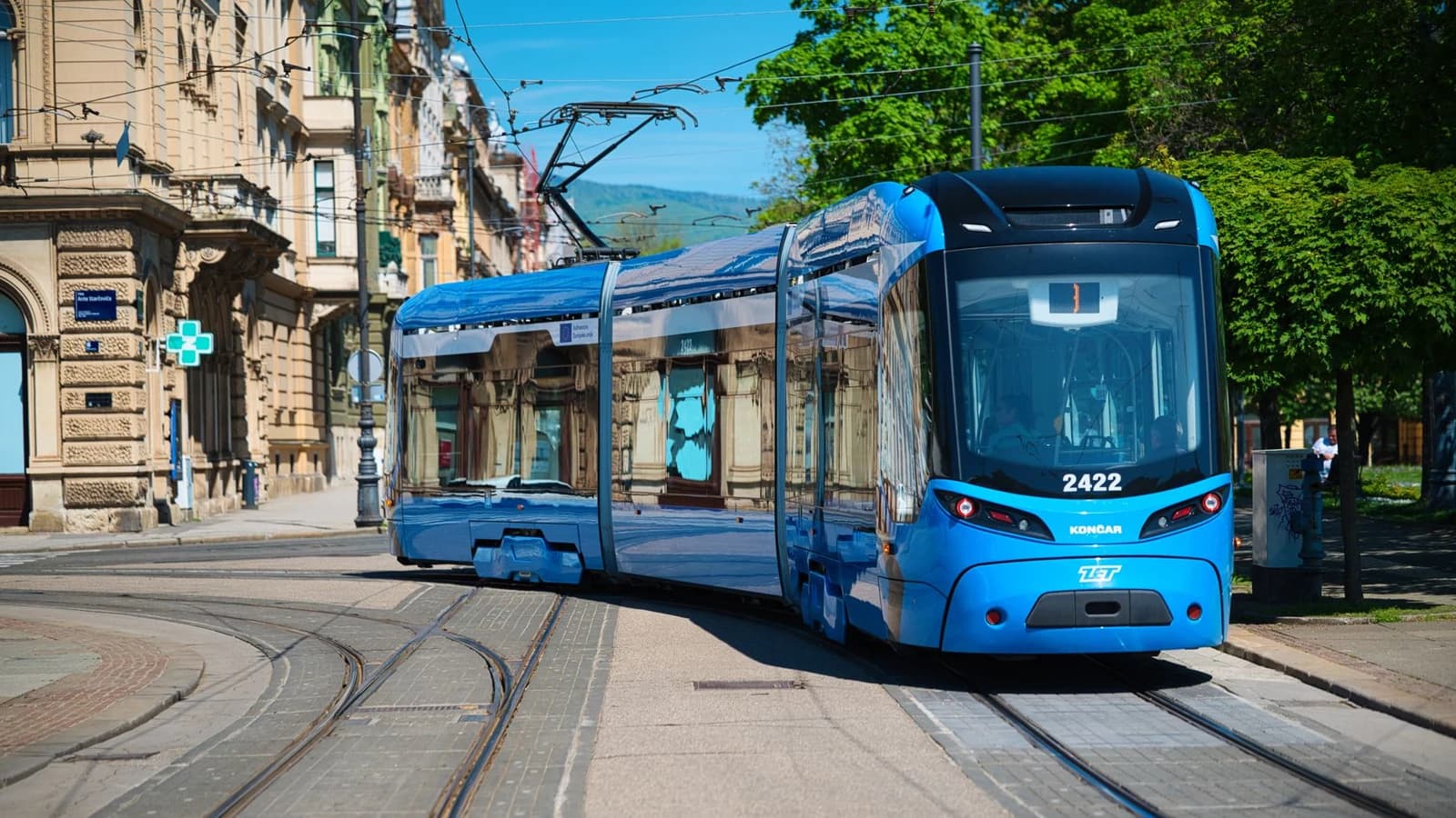 Rues du centre de Zagreb où se déroulent les visites gourmandes